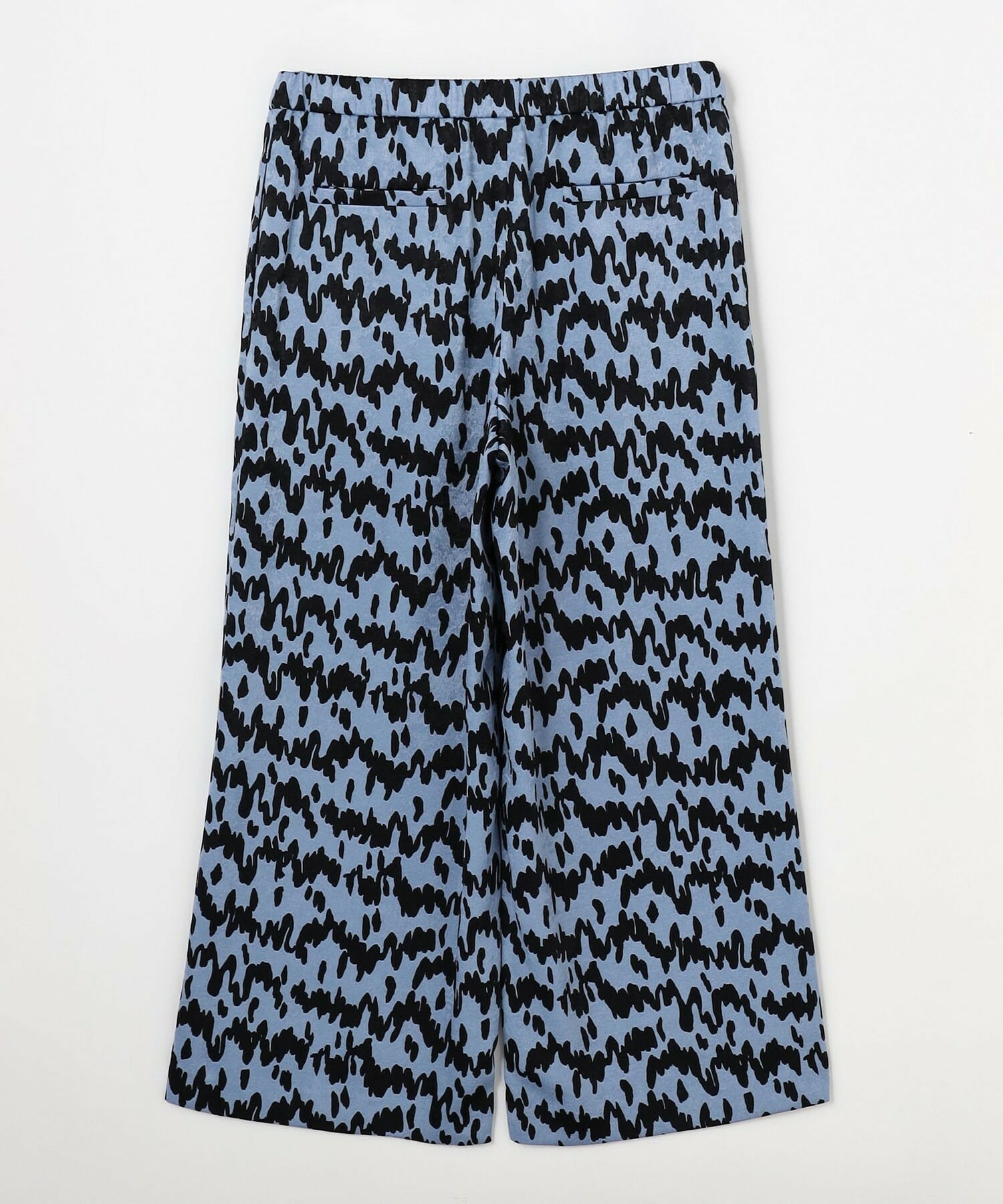 【MOGA】【Lサイズ】ベルベットサテンハンドドローイングプリントパンツ 詳細画像 オフホワイト 6