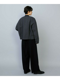 【MOGA】【Lサイズ】ウールリネンツイルバレルワイドパンツ 詳細画像 グレー 10