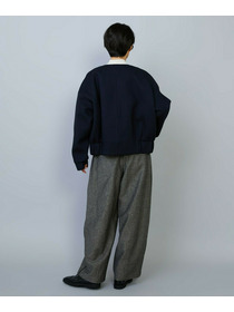 【MOGA】【Lサイズ】ウールリネンツイルバレルワイドパンツ 詳細画像 グレー 15