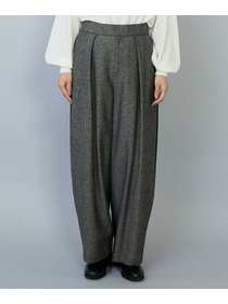 【MOGA】【Lサイズ】ウールリネンツイルバレルワイドパンツ 詳細画像 グレー 19