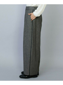 【MOGA】【Lサイズ】ウールリネンツイルバレルワイドパンツ 詳細画像 グレー 20