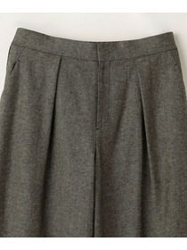 【MOGA】【Lサイズ】ウールリネンツイルバレルワイドパンツ 詳細画像 グレー 25