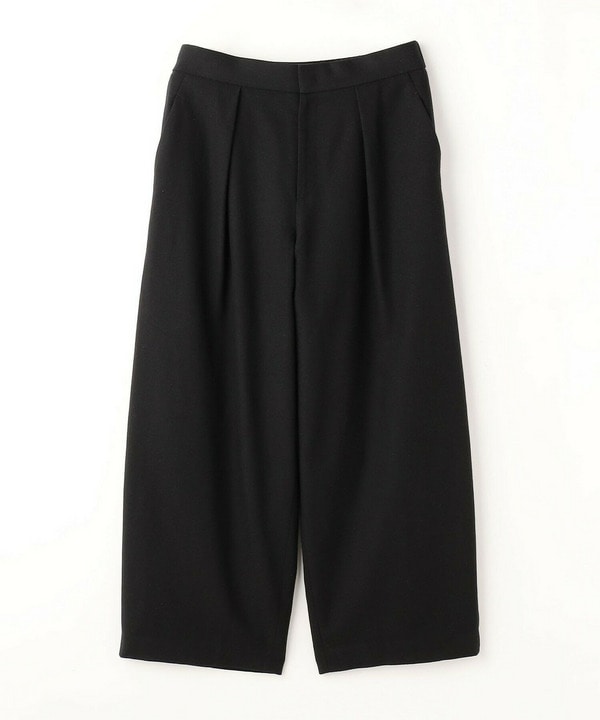 【MOGA】【Lサイズ】ウールリネンツイルバレルワイドパンツ