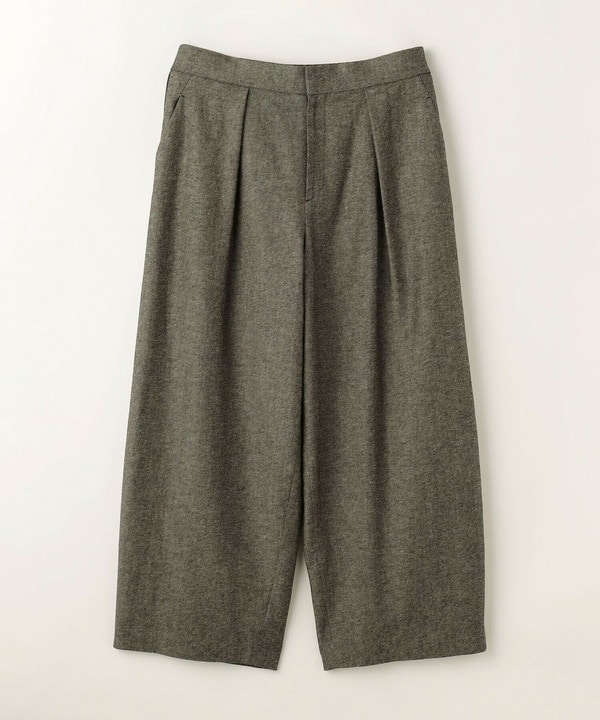 【Lサイズ】ウールリネンツイルバレルワイドパンツ【Lサイズ】ウールリネンツイルバレルワイドパンツ