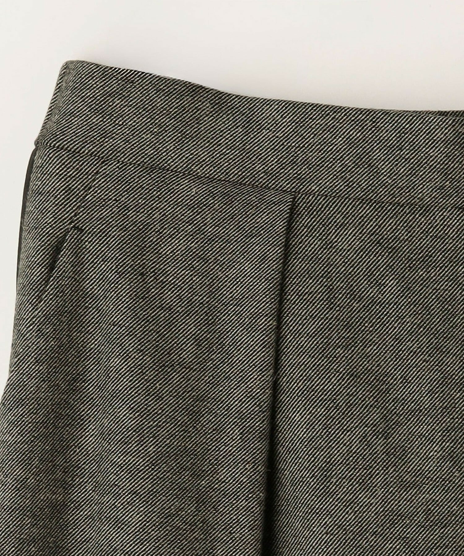 【MOGA】【Lサイズ】ウールリネンツイルバレルワイドパンツ 詳細画像 グレー 26