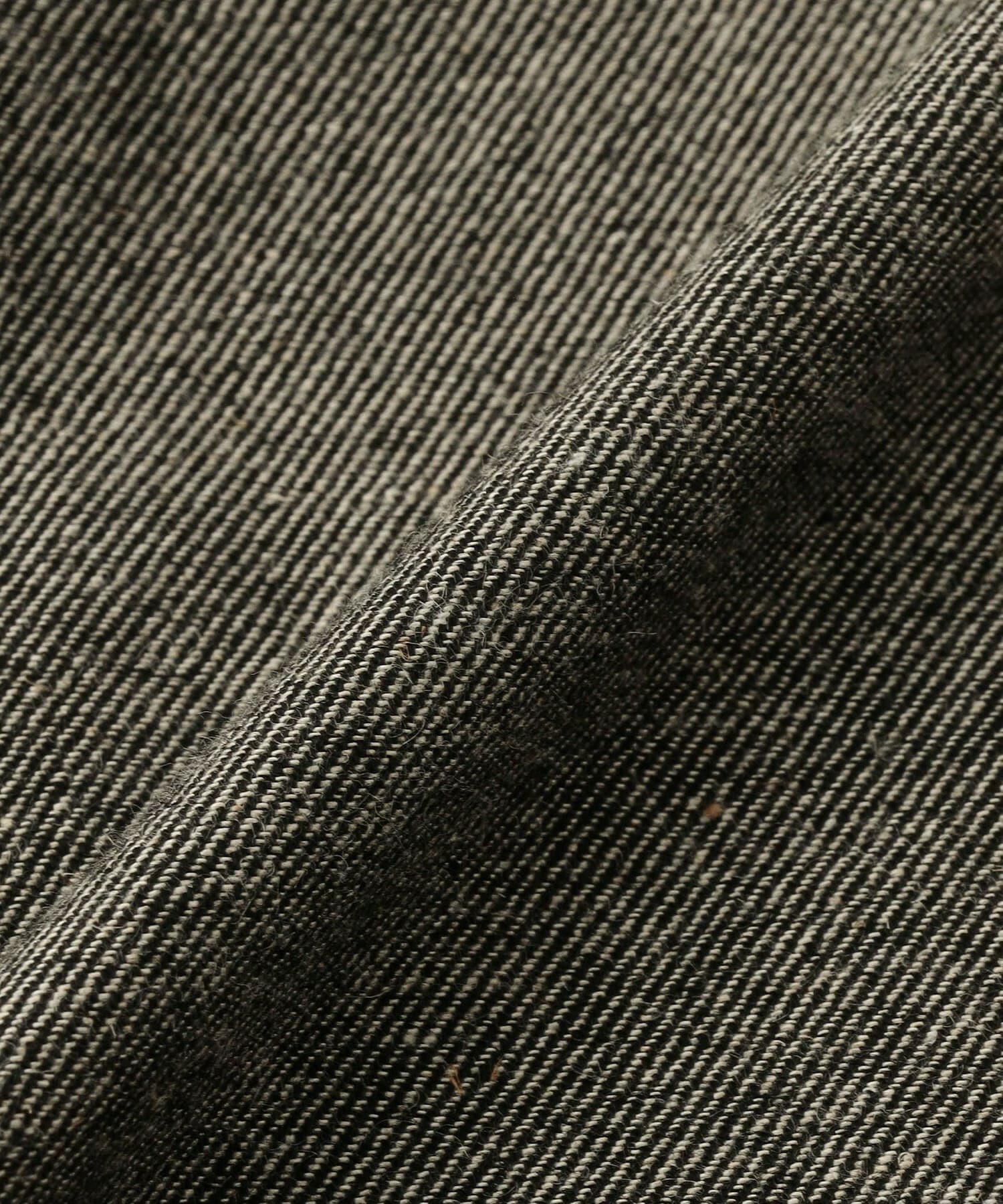 【MOGA】【Lサイズ】ウールリネンツイルバレルワイドパンツ 詳細画像 グレー 29