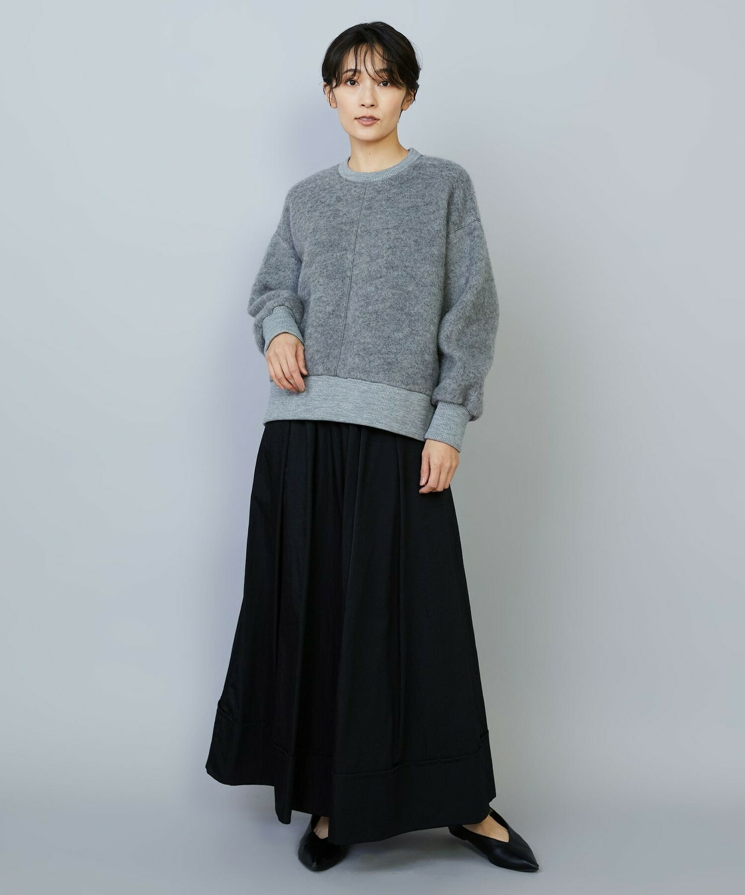 【MOGA】【Lサイズ】ツイルナイロンキュロットパンツ 詳細画像 ブラック 2