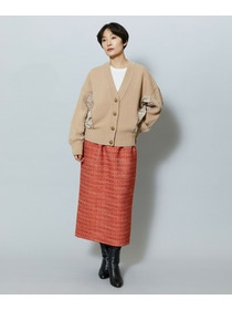 【MOGA】【Lサイズ】スラブツイードロングスカート 詳細画像 レッド 10