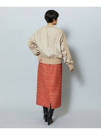 【MOGA】【Lサイズ】スラブツイードロングスカート 詳細画像 レッド 14