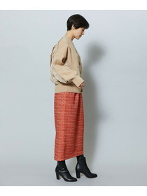 【MOGA】【Lサイズ】スラブツイードロングスカート 詳細画像 レッド 15
