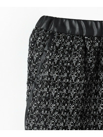 【MOGA】【Lサイズ】スラブツイードロングスカート 詳細画像 レッド 2