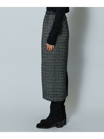 【MOGA】【Lサイズ】スラブツイードロングスカート 詳細画像 レッド 28