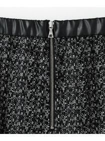 【MOGA】【Lサイズ】スラブツイードロングスカート 詳細画像 レッド 3