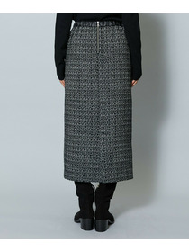 【MOGA】【Lサイズ】スラブツイードロングスカート 詳細画像 レッド 30