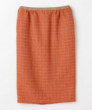 【MOGA】【Lサイズ】スラブツイードロングスカート 詳細画像 レッド 1