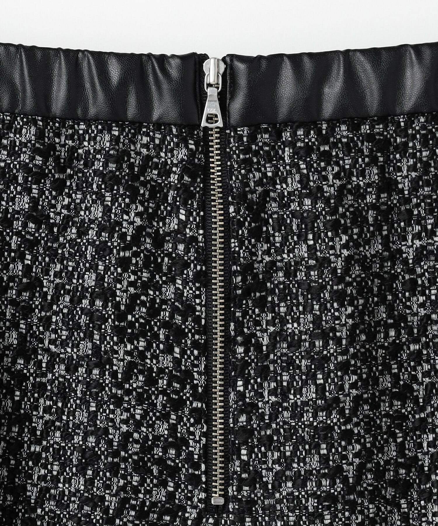 【MOGA】【Lサイズ】スラブツイードロングスカート 詳細画像 レッド 3