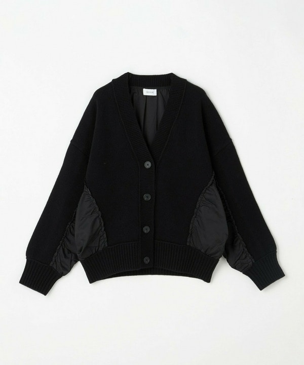 【Lサイズ】AQUAシャーリングカーディガン 詳細画像 ブラック 2