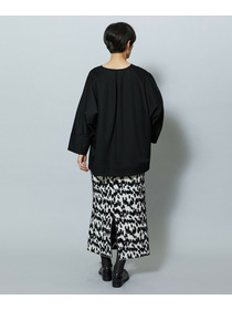 【MOGA】【Lサイズ】TAツイルVネックドルマンスリーブトップス 詳細画像 ブラック 11