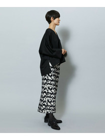 【MOGA】【Lサイズ】TAツイルVネックドルマンスリーブトップス 詳細画像 ブラック 12