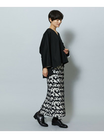 【MOGA】【Lサイズ】TAツイルVネックドルマンスリーブトップス 詳細画像 ブラック 13