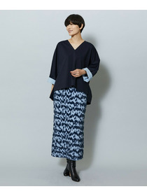 【MOGA】【Lサイズ】TAツイルVネックドルマンスリーブトップス 詳細画像 ブラック 19