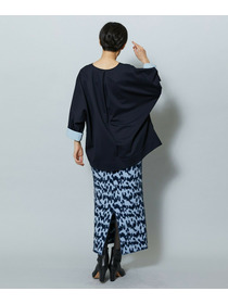 【MOGA】【Lサイズ】TAツイルVネックドルマンスリーブトップス 詳細画像 ブラック 23