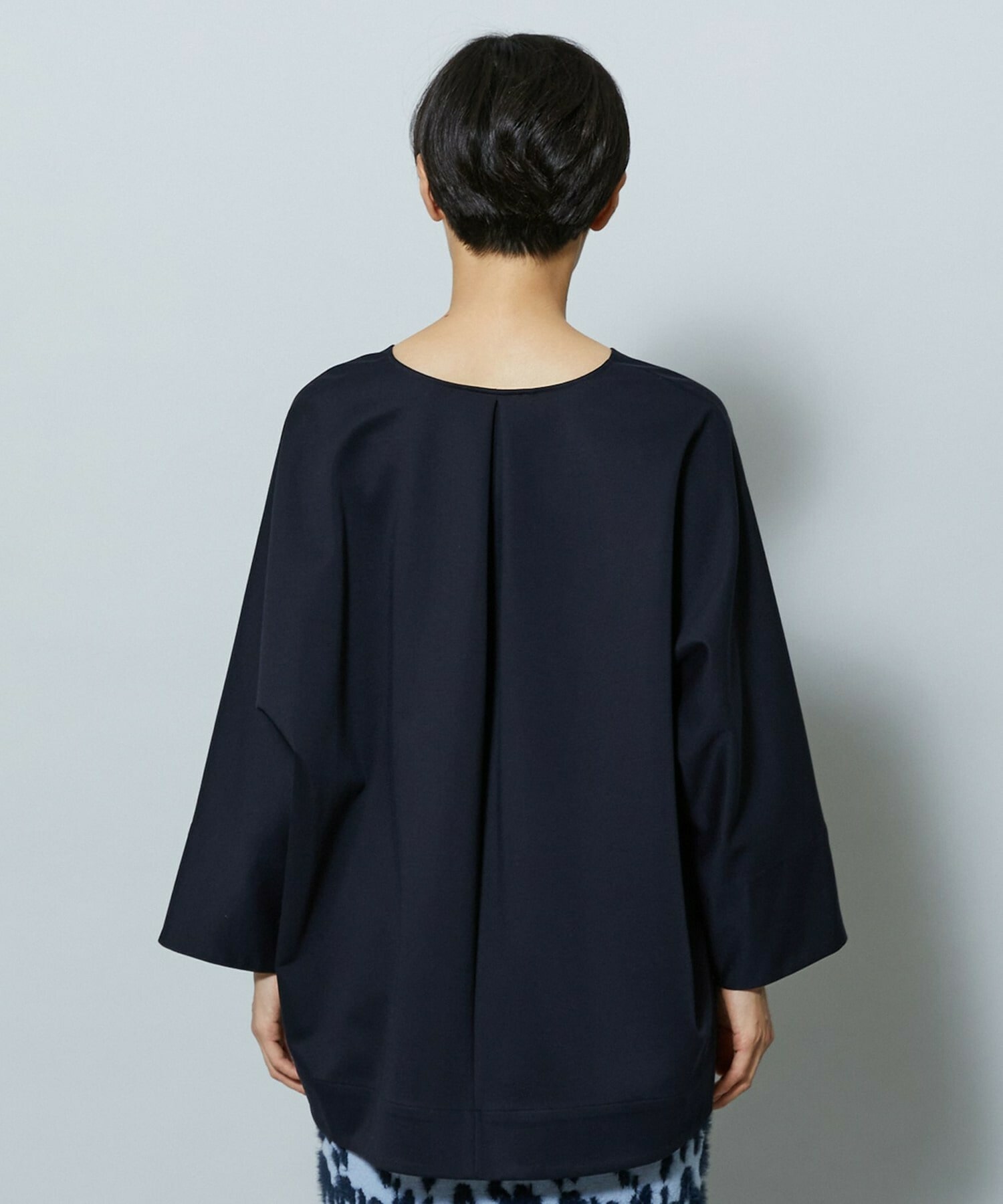 【MOGA】【Lサイズ】TAツイルVネックドルマンスリーブトップス 詳細画像 ブラック 28