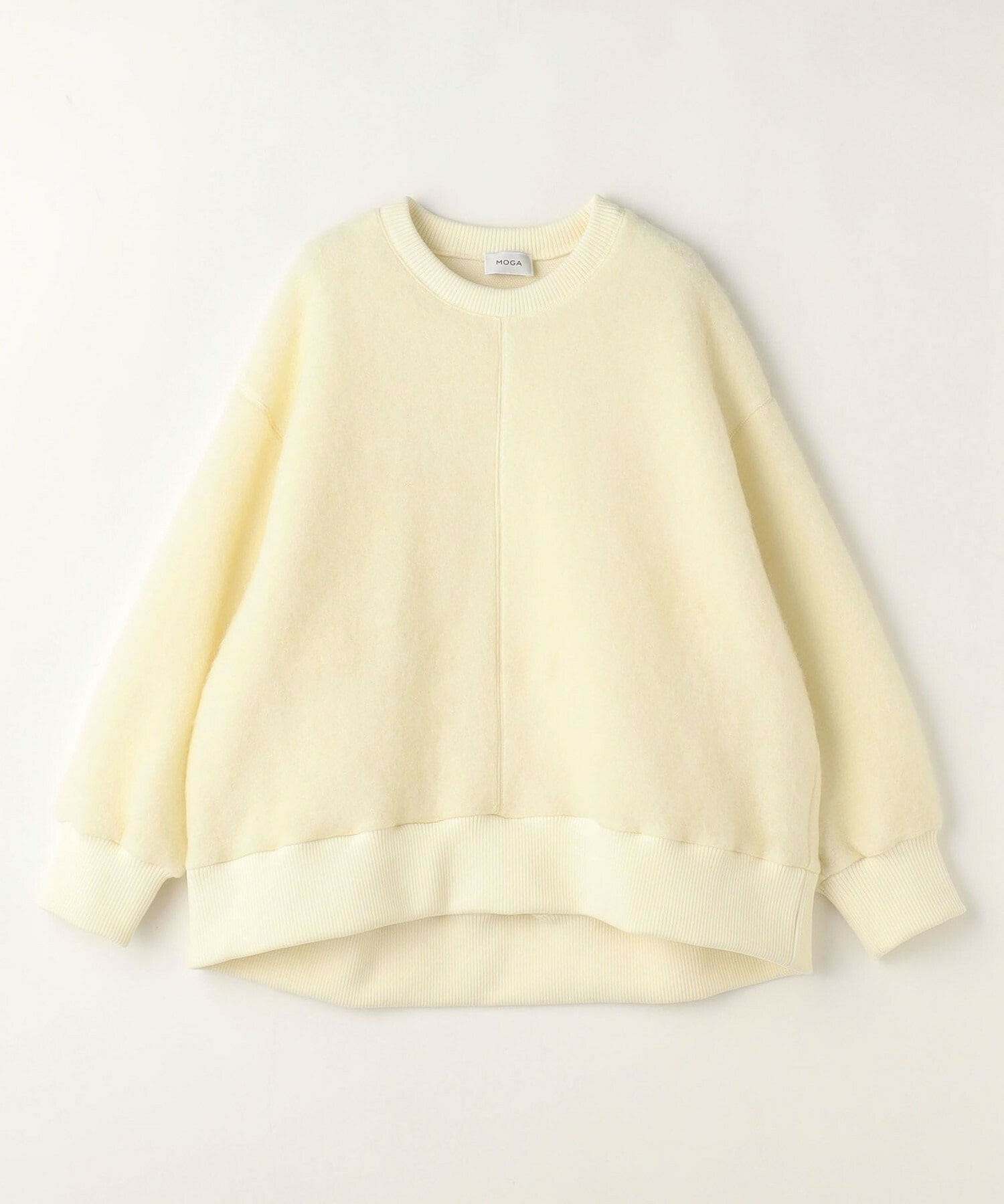 【MOGA】【Lサイズ】ウールシャギージャージートップス 詳細画像 ホワイト 1