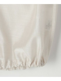 【feerique】【Lサイズ】feerique シアーカールマイヤーフリルブラウス 詳細画像 オフホワイト 3