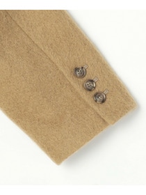 【feerique】【Lサイズ】feerique モヘアシャギーテーラードコート 詳細画像 キャメル 2