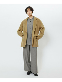 【feerique】【Lサイズ】feerique モヘアシャギーテーラードコート 詳細画像 キャメル 9