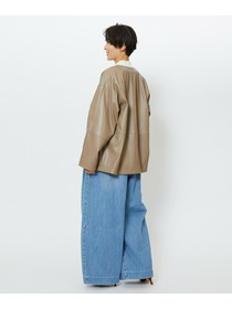 【feerique】【Lサイズ】feerique フェイクレザージャケット 詳細画像 ブラック 12