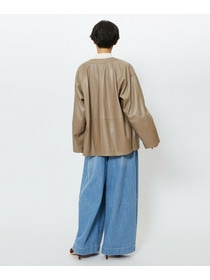 【feerique】【Lサイズ】feerique フェイクレザージャケット 詳細画像 ブラック 13