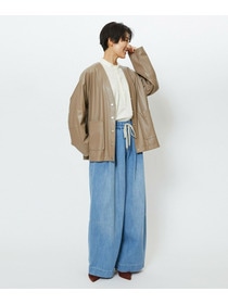 【feerique】【Lサイズ】feerique フェイクレザージャケット 詳細画像 ブラック 17