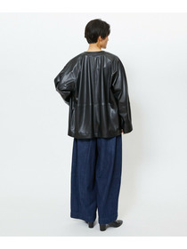 【feerique】【Lサイズ】feerique フェイクレザージャケット 詳細画像 ブラック 24