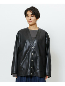 【feerique】【Lサイズ】feerique フェイクレザージャケット 詳細画像 ブラック 26