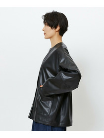 【feerique】【Lサイズ】feerique フェイクレザージャケット 詳細画像 ブラック 28