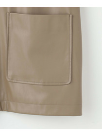 【feerique】【Lサイズ】feerique フェイクレザージャケット 詳細画像 ブラック 3