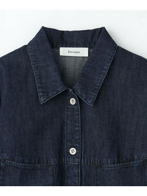 【feerique】【Lサイズ】feerique　デニムシャツブルゾン 詳細画像 ブルー 1