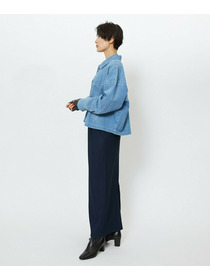 【feerique】【Lサイズ】feerique　デニムシャツブルゾン 詳細画像 ブルー 10
