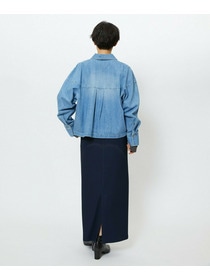 【feerique】【Lサイズ】feerique　デニムシャツブルゾン 詳細画像 ブルー 11