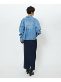 【feerique】【Lサイズ】feerique　デニムシャツブルゾン 詳細画像 ブルー 12