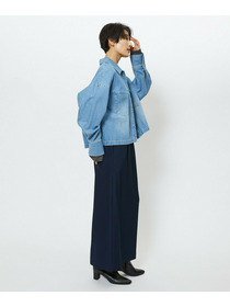 【feerique】【Lサイズ】feerique　デニムシャツブルゾン 詳細画像 ブルー 14