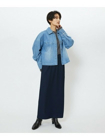 【feerique】【Lサイズ】feerique　デニムシャツブルゾン 詳細画像 ブルー 15