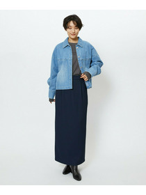 【feerique】【Lサイズ】feerique　デニムシャツブルゾン 詳細画像 ブルー 16