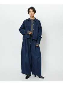 【feerique】【Lサイズ】feerique　デニムシャツブルゾン 詳細画像 ブルー 17