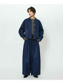 【feerique】【Lサイズ】feerique　デニムシャツブルゾン 詳細画像 ブルー 19