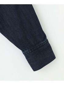 【feerique】【Lサイズ】feerique　デニムシャツブルゾン 詳細画像 ブルー 2