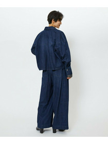 【feerique】【Lサイズ】feerique　デニムシャツブルゾン 詳細画像 ブルー 23