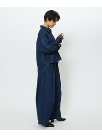 【feerique】【Lサイズ】feerique　デニムシャツブルゾン 詳細画像 ブルー 24